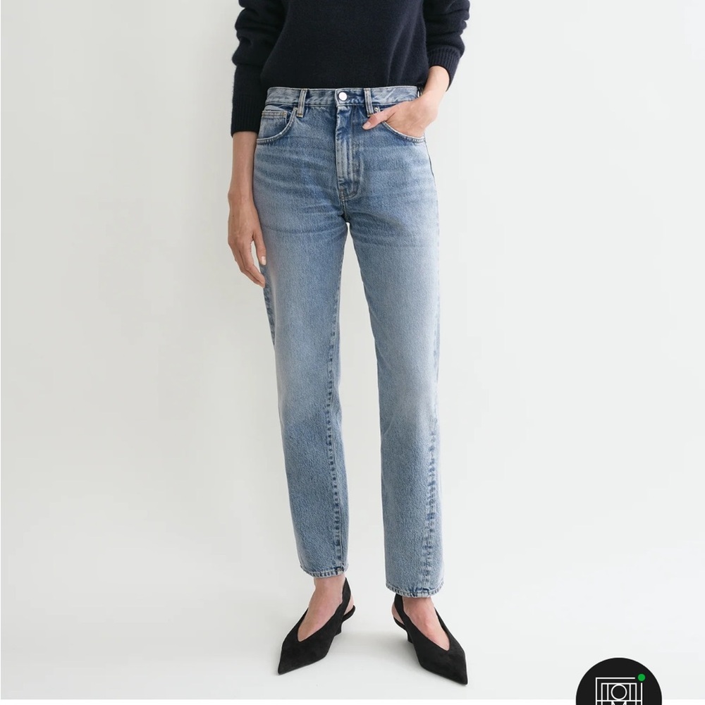 NWT Toteme twisted hem jeans